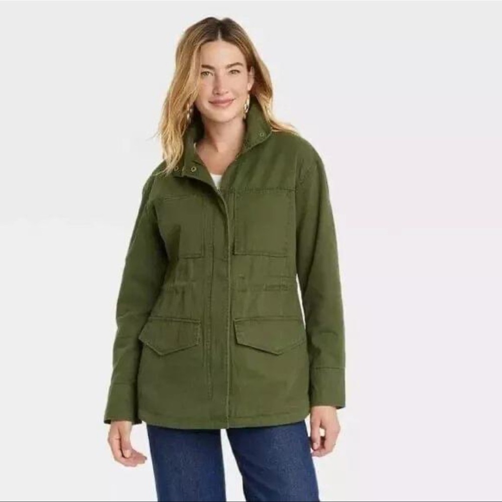 Universal Thread Women's Utility Field Jacket - Green XS nwt